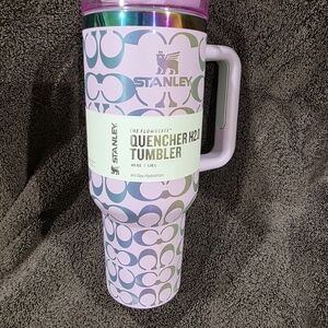Designer Inspired Stanley Quencher Pink 40oz H2.0 Tumbler